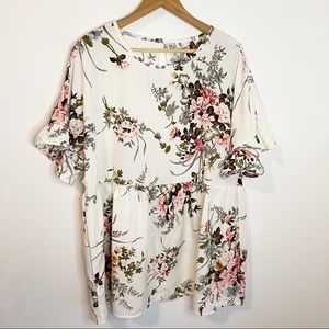 SHEIN 3XL Foral Women’s Top